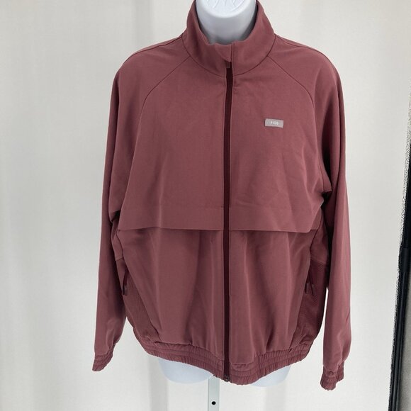 Figs Jackets & Blazers - Figs Womens Sz Medium Sydney Performance Scrub Jacket Full Zip Mineral Mauve